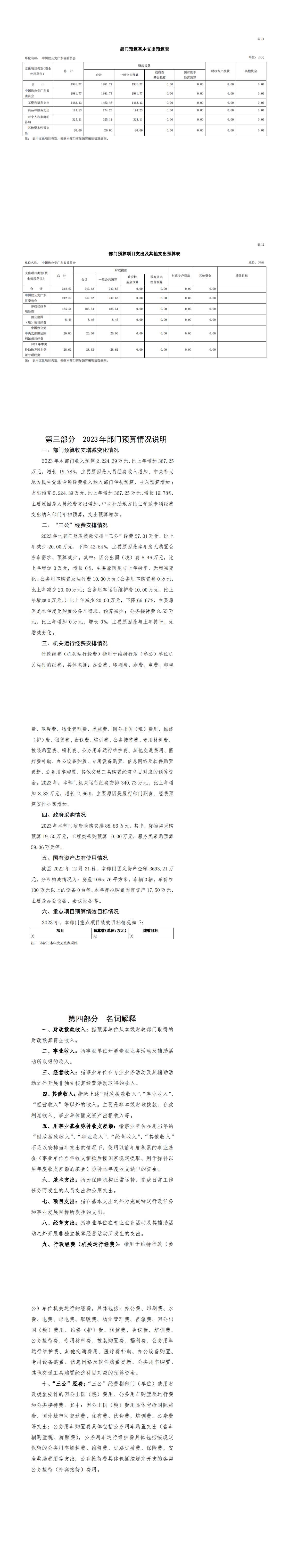 2023年中国致公党广东省委员会部门预算_00.png